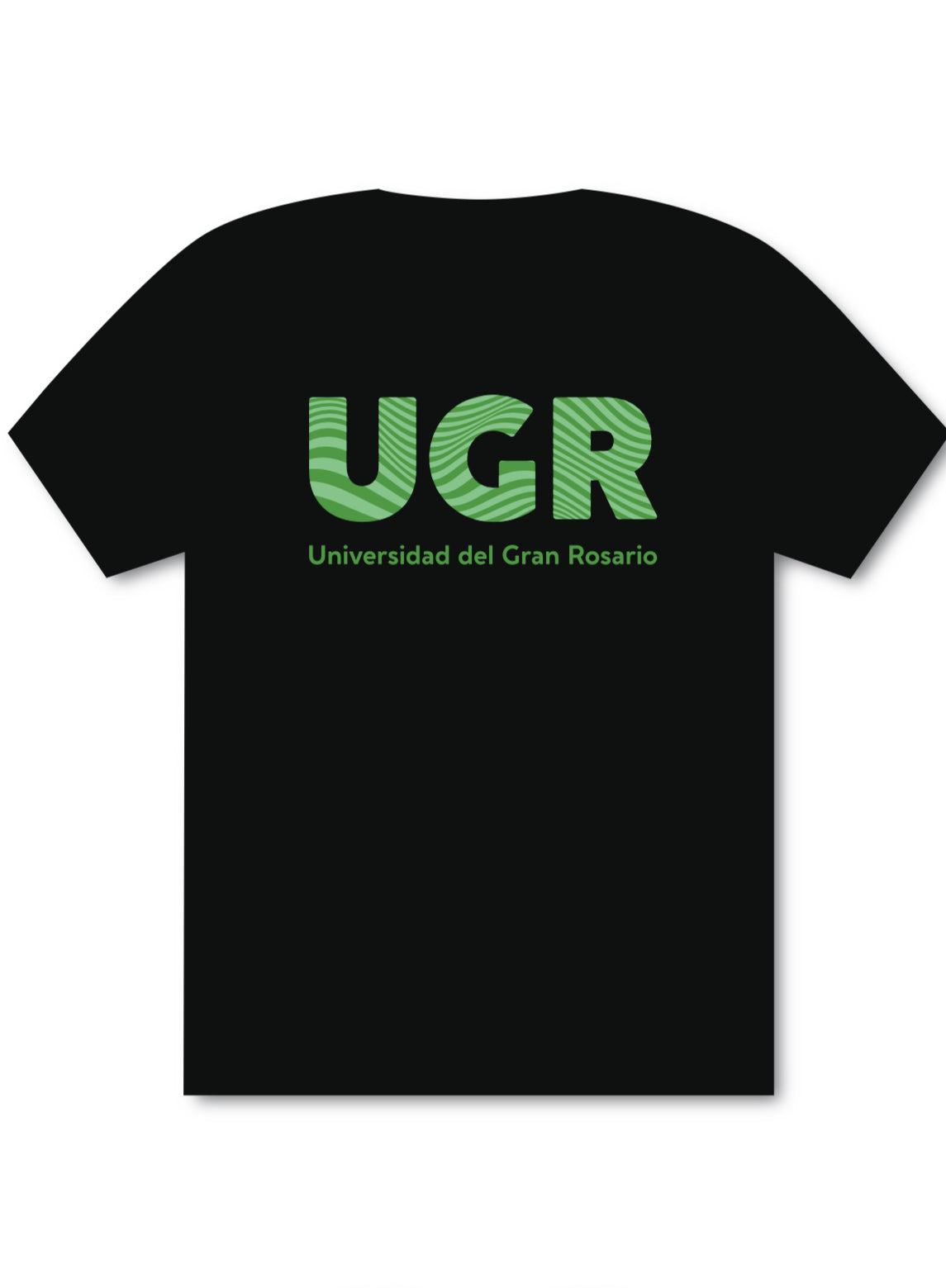Remera UGR ONDAS GREEN - NEGRO