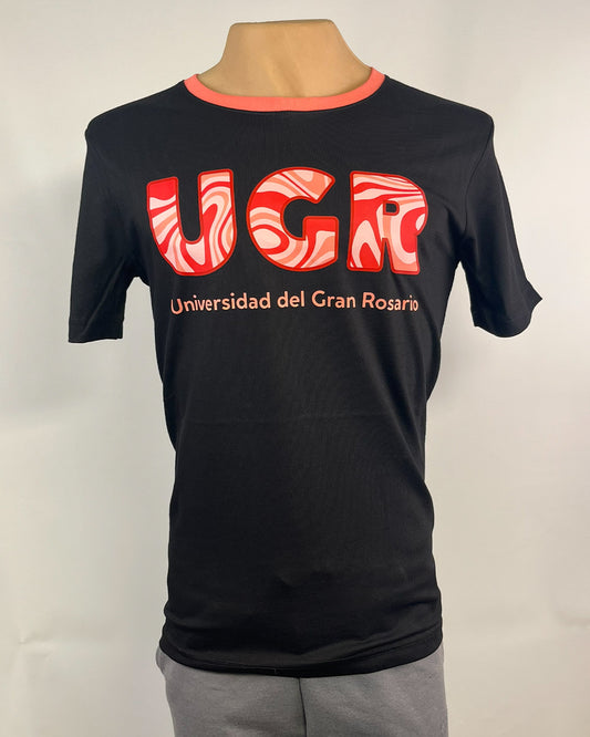 Remera UGR PSICO NEGRO Y ROSA