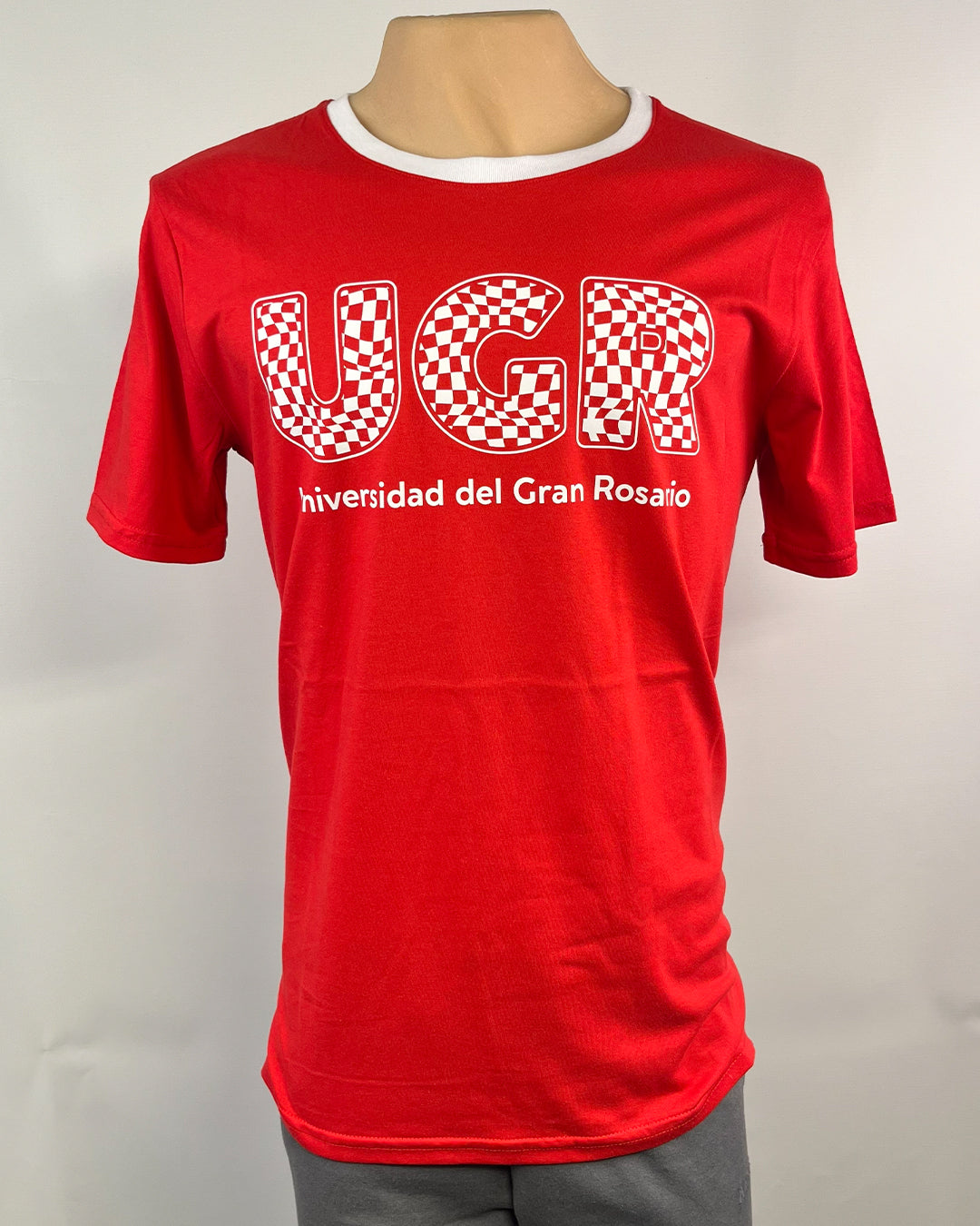 Remera UGR RACING ROJO C/BLANCO