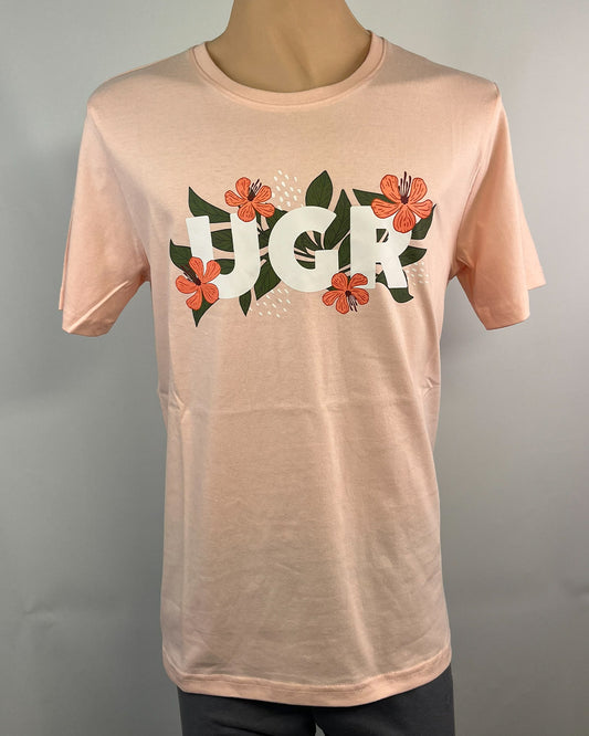 Remera UGR FLOWER - SALMON